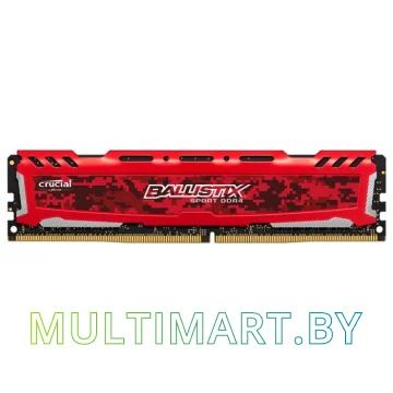 Оперативная память Crucial Ballistix Sport LT Red 4GB DDR4 PC4-21300 (BLS4G4D26BFSE)
